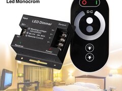 DIMMER TOUCH LED MONOCOLOR 12V-24V CU TELECOMANDA